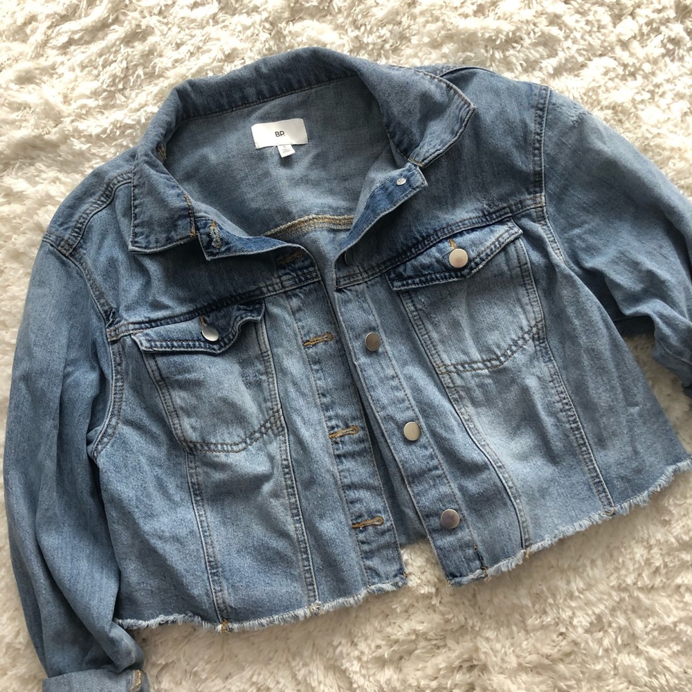 BP cropped denim jacket